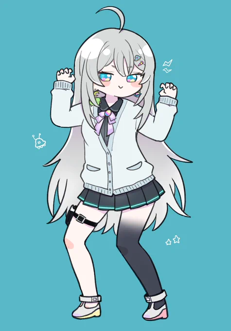 來自匿名粉絲委託畫的Vtuber烏庫魯尼魯!
#Nirutopia 