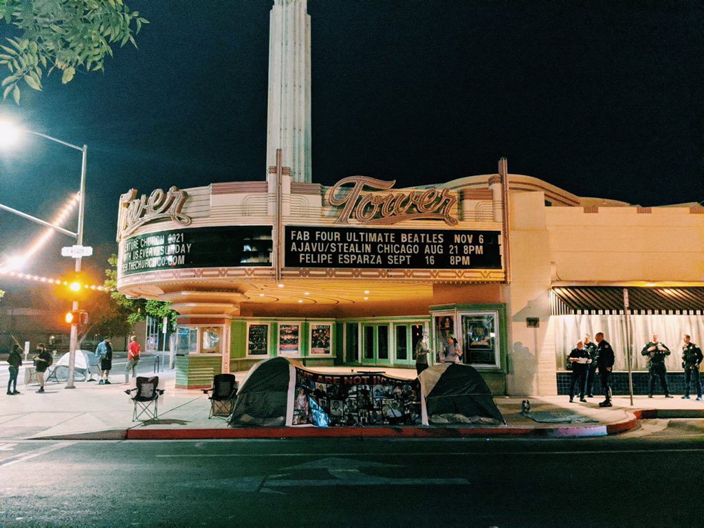 Unhoused advocates are being asked by Fresno PD to leave for "their own safety". The community group Homeless in Fresno has been protesting Adventure Church for the past two weeks.