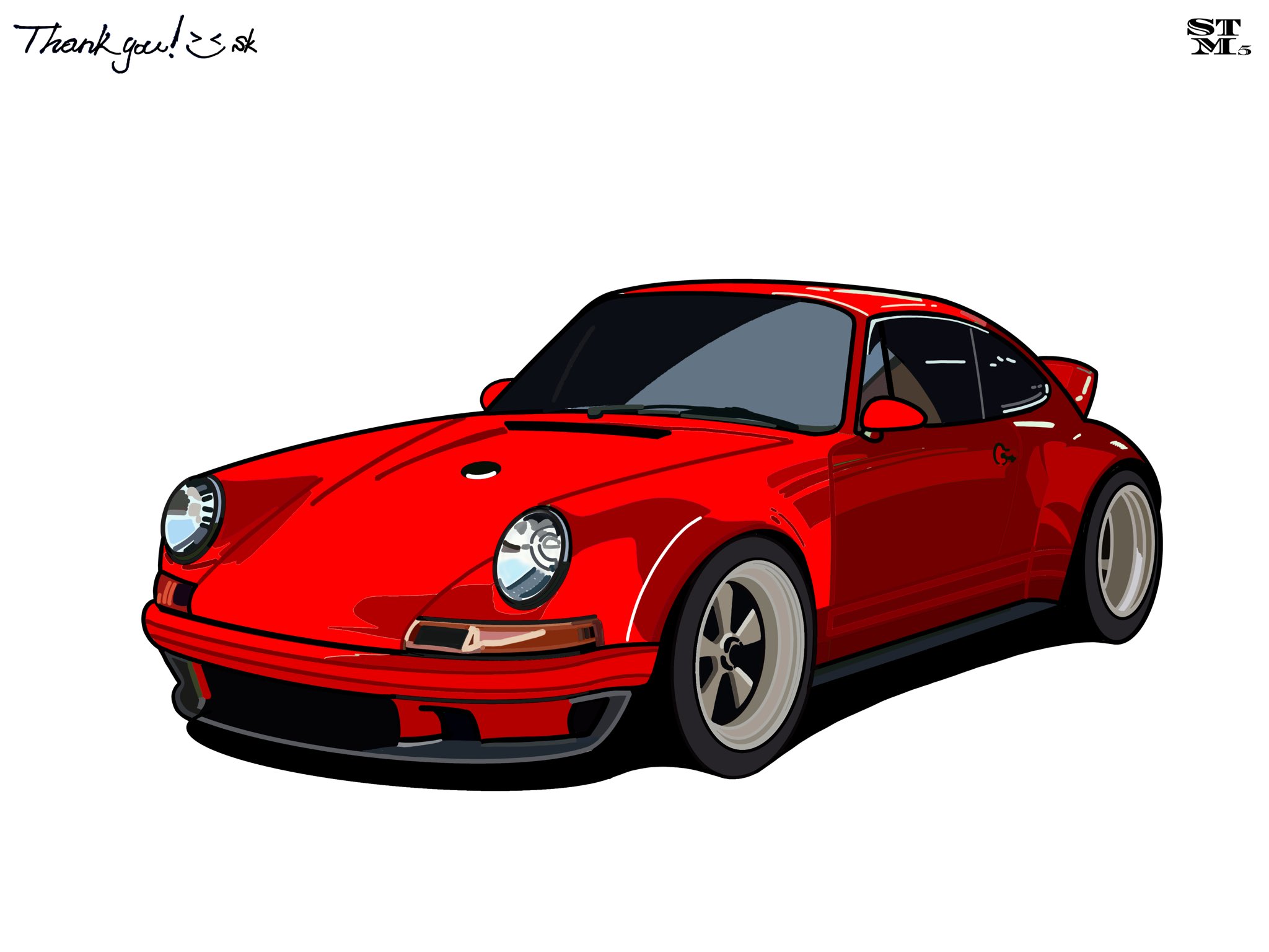 Stm5k Porsche ポルシェ Car スポーツカー 車好き イラスト オリジナルイラスト T Co S5cwibtija Twitter