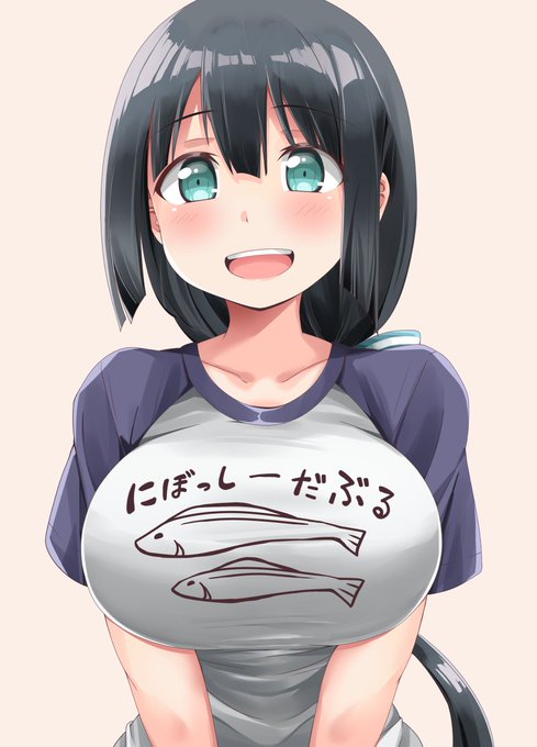 おっぱいがデカすぎてTシャツが「無理～ッ」ってなってる東郷さん 