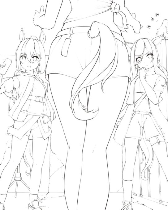 久々に普通に絵を描いてる 