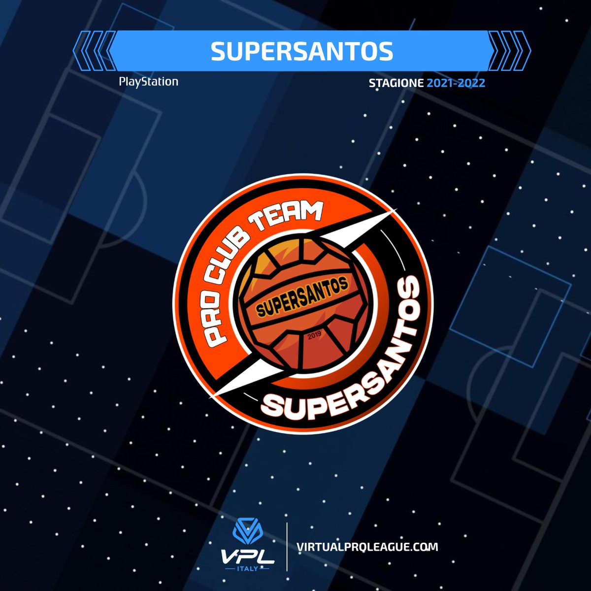 VPLItaly's tweet photo. [#PlayStation]

📝Iscrizione confermata per i @SUPERSANTOS_PRO  ✅

🔗Link squadra con le pagine social📳
https://t.co/9NibVA8iss

🔗Link squadre Stagione 2021/2022 ✅
https://t.co/N7cdyr7DWo

#virtualproleague #vplitaly #season2021_2022 #proclub #esports #campionatovirtuale https://t.co/VGm2Yh84kd