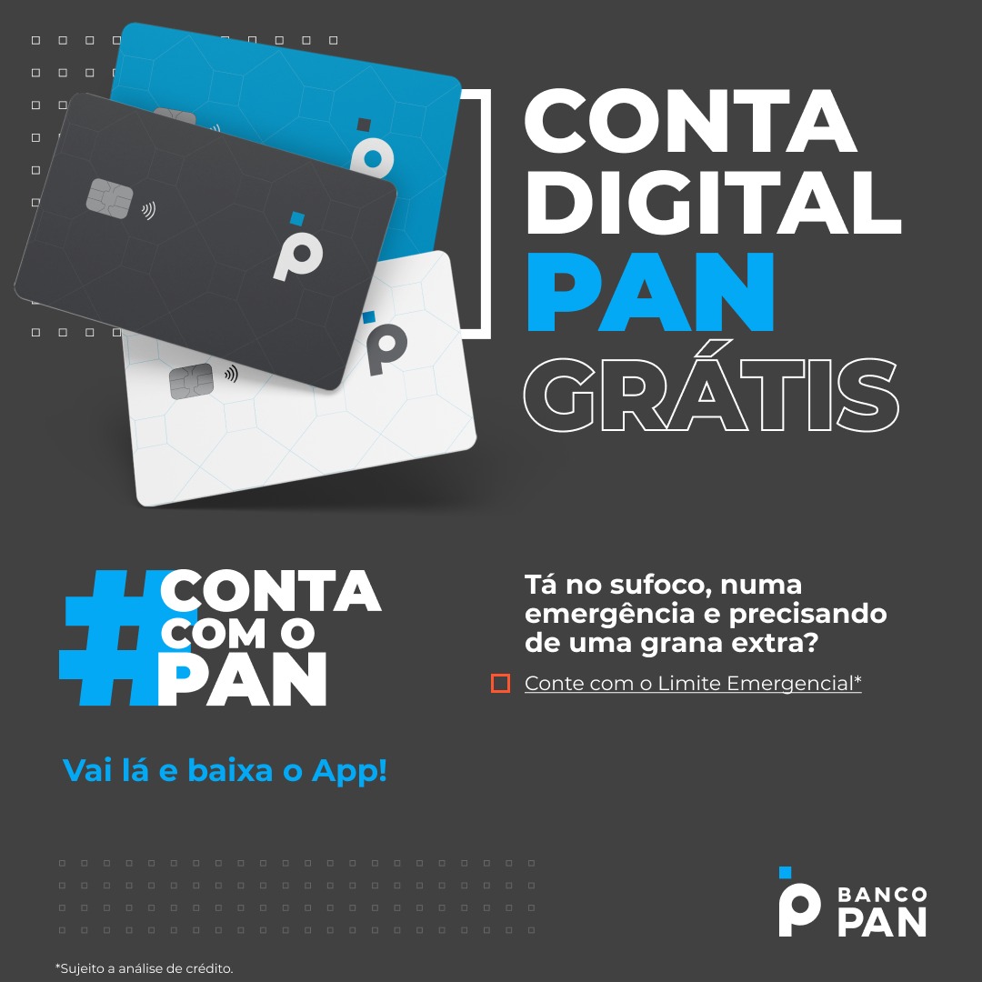 otsukafps's tweet photo. Eu ainda nem creio, mas nesse mês de setembro o BANCO PAN me convidou para sermos parceiros e agora posso mostrar pra vocês essa conta digital com taxa 0 e 0 anuidade no cartão de crédito (que já tem limite pré aprovado) e o melhor... DE GRAÇA! #ContaComOPAN #ad
Link nos replies https://t.co/3wYhRIhC6r