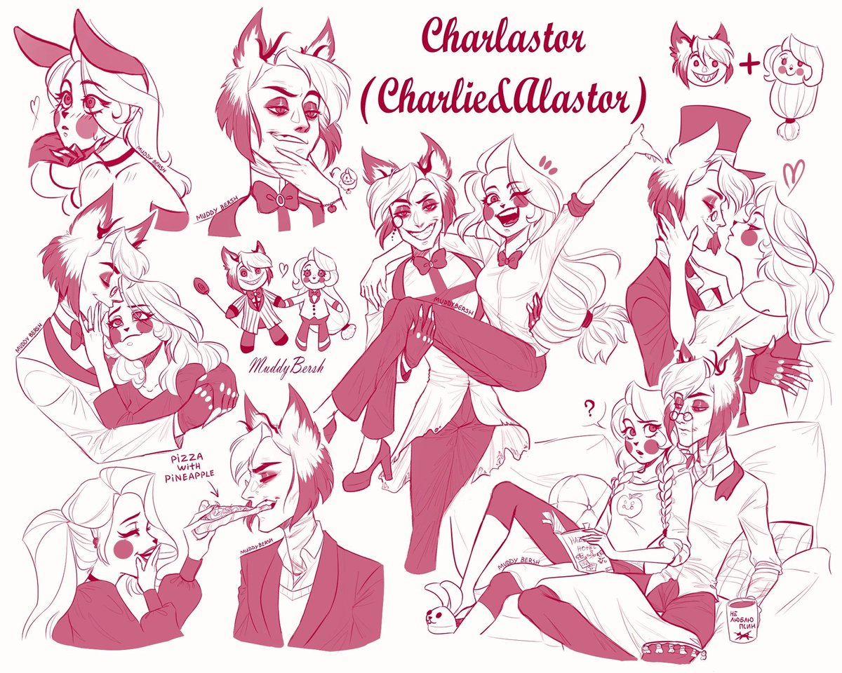 Love this ship❤️
#HazbinHotel #HazbinHotelFanart #RadioBelle #Charlastor #CharlieMagne #Alastor