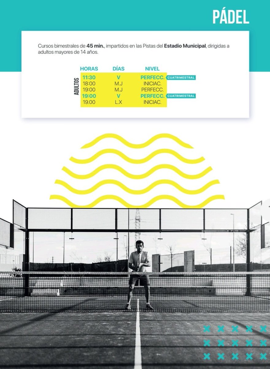 #Tenis #Pádel
El lunes, 6 de septiembre, a las 08:30, se abre el plazo de inscripción para los cursos de TENIS Y PÁDEL.
Realiza tu inscripción por Internet en 
imd-albacete.com:8080/CronosWeb/Login.
Descárgate toda la información del Programa de esta temporada en 👇
imd-albacete.com/noticias/defau…