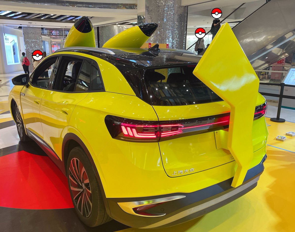 pokexperto's tweet photo. Coche con aspecto de Pikachu visto en China https://t.co/Fcdw5m7xdR