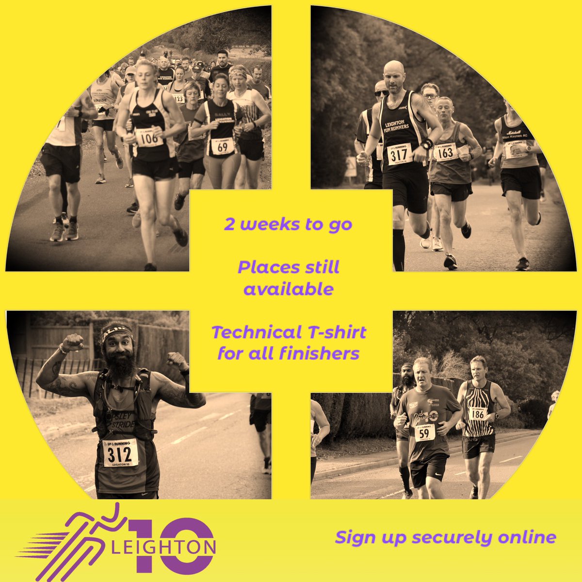 Come and join us for the Leighton10- just 2 weeks to go. @LeightonFunRun <a href="/RedwayRunners/">Redway Runners</a> <a href="/WoottonRR/">Wootton Road Runners</a> <a href="/BiggleswadeAC/">Biggleswade AC</a> <a href="/VOAAC/">Vale of Aylesbury AC</a> <a href="/LakesideRunner/">MK Lakeside Runners</a> <a href="/OntheRunBucks/">On The Run Aylesbury</a> <a href="/LBTriathlon/">LB Triathlon Club</a> <a href="/BedfordHarriers/">Bedford Harriers Athletics Club</a> <a href="/mightyGVH/">Gade Valley Harriers</a>