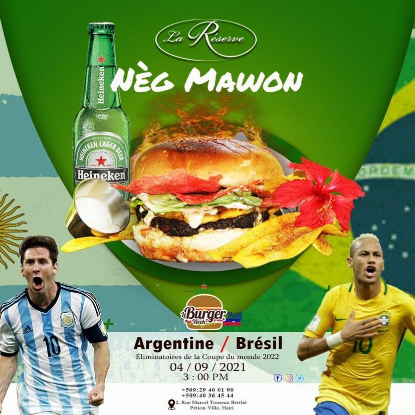 🍔Come &amp; Join us today ⚽️
#lareserveht #experiencelareserve #leburgerweekht #leburgerweek4southhaiti #heinekenhtsupportsouth #strongertogether