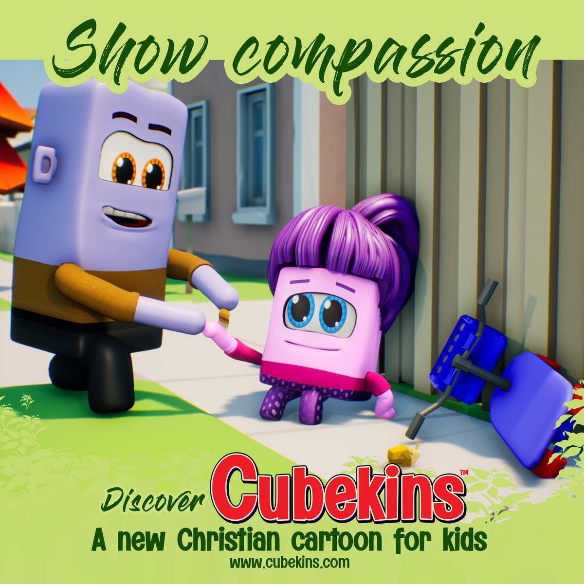 BrainyPixel's tweet photo. #Cubekins #SharableSquares reminds us to "Show Compassion!"
Watch/Rent/Buy:
@PrimeVideo - https://t.co/ybsToJm6SK
@Vimeo - https://t.co/MaF1WLhNLq
@ChristianCinema - https://t.co/9EqKQvt2IJ
@VisionVideo #RedeemTV - https://t.co/CkJiQHnawy
#DoveApproved #awardwinning https://t.co/LbvHB4HuGD