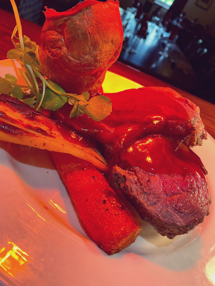 Today’s Sunday Roast! Roast Sirloin of Beef, Roast Turkey with Maple Cartots &amp; Parsnips <a href="/BanninghamCrown/">Banningham Crown</a> <a href="/ClarkesButchery/">Clarkes Butchery</a> #local #lovefood