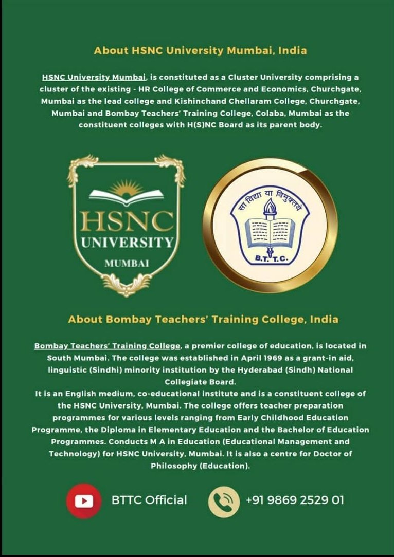 Bombay Teachers' Training College tweet media