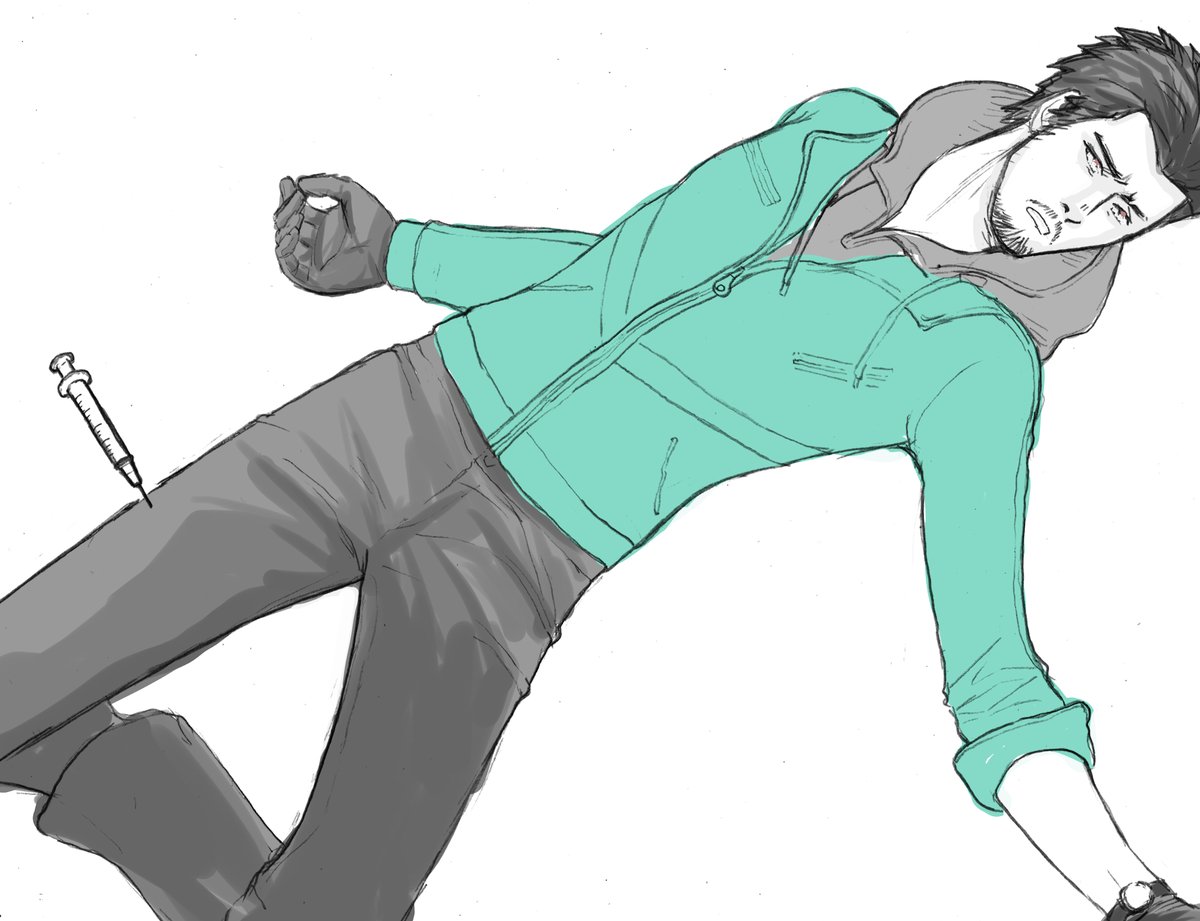 流木 ヒゲ版深夜の真剣お絵描き60分一本勝負 お題 注射 Injection 涙目 Teary Eyed エイジェイ ゲールを描きました 流木 ヒゲ版深夜の真剣お絵描き60分一本勝負 お題 注射 Injection 涙目 Teary Eyed エイジェイ ゲールを描きました