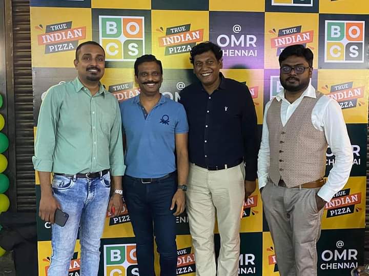 New Beginnings as an Entrepreneur. Launch of BOCS Pizza forthe first time in Chennai. OMR Food Street, Navalur.

Thank you @ckknaturals, @sureshsambandam and @meghali01  for gracing the occassion.  You have been a great inspiration to me

#bocspizza #omrpizza #wherechennaieats