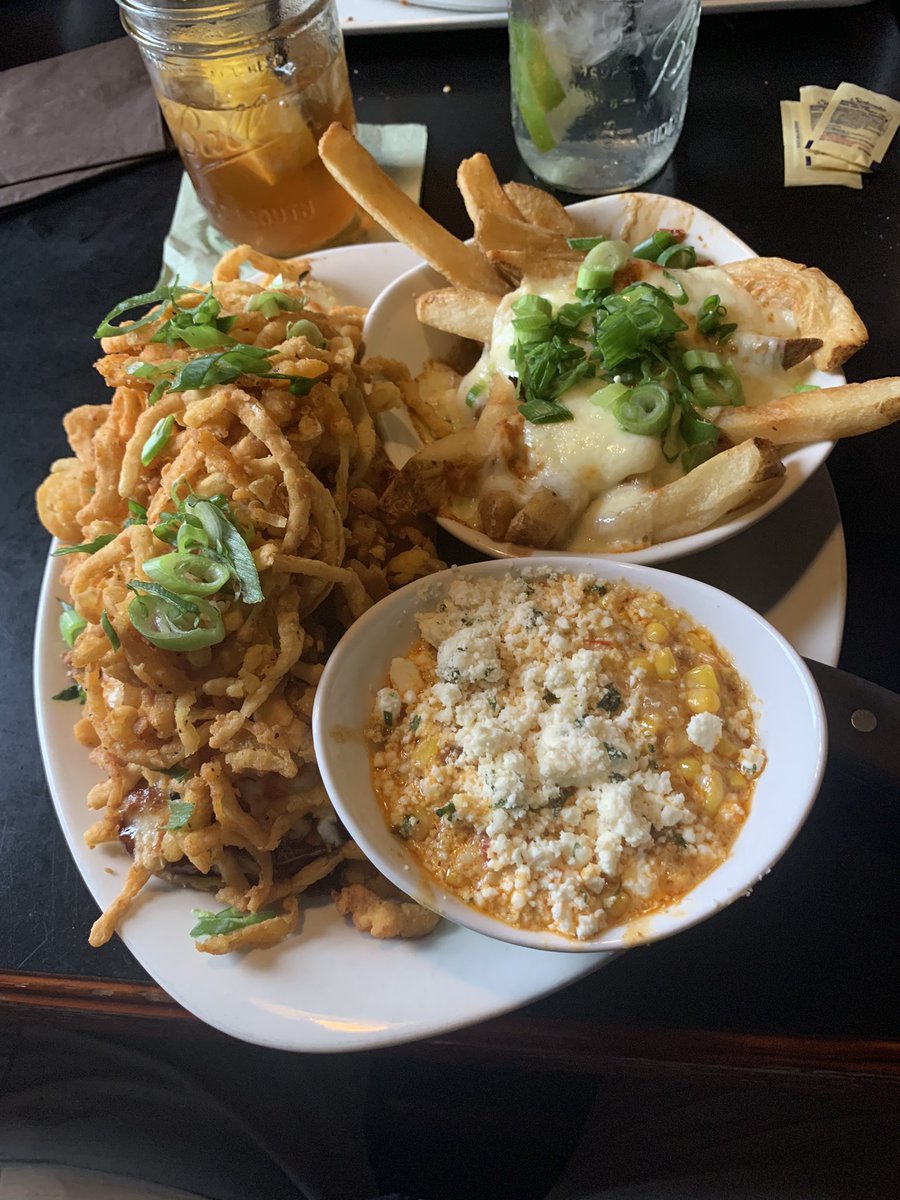 Meatloaf, Mexican street corn and poutine. Just amazing <a href="/TuckawayTandB/">Tuckaway Tavern + Butchery</a>