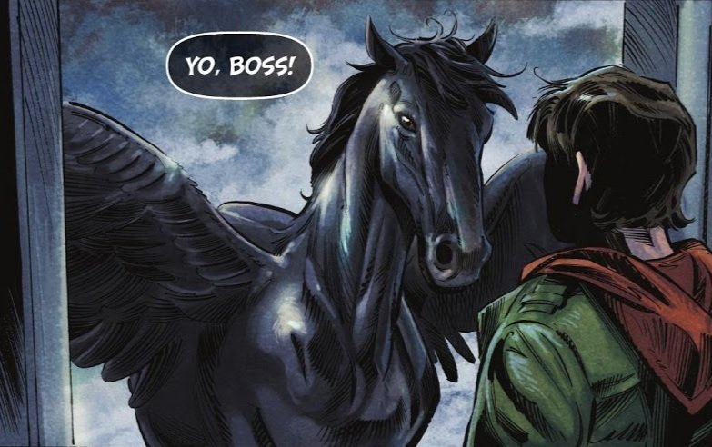 today's horse of the day is blackjack from percy jackson &amp; the olympians!
[ submitted by @/musicalgirlotd! ]