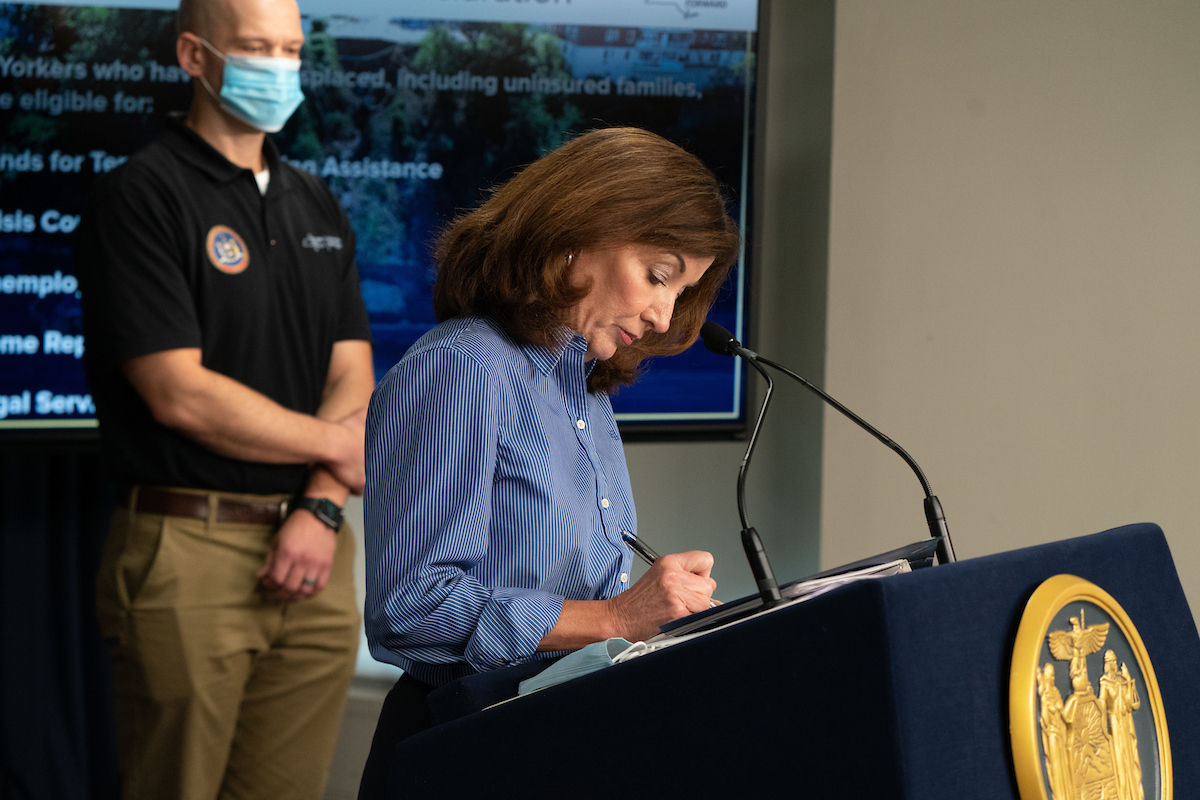 Governor Hochul signs Major Disaster Declaration for President Biden approval