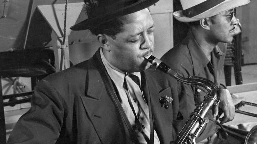 Today in 1939, #CountBasie took his orchestra into the studio for a session that would yield some of the greatest recordings of all time. The group "Kansas City Seven" laid down takes on "Dickie's Dream" &amp; "Lester Leaps In," a star-making turn for tenor saxophonist #LesterYoung.