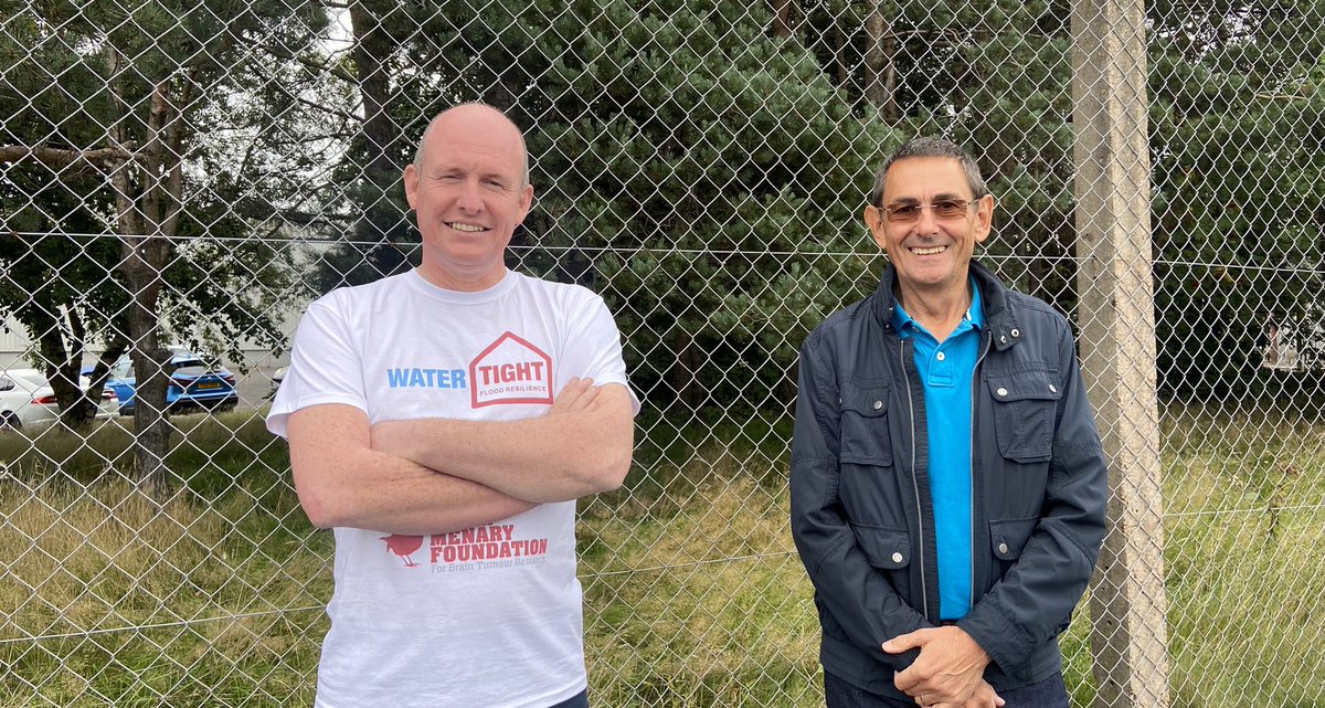 Watertight_Int's tweet photo. Day 2 has been completed ✅ 

Jonnie cycled from Okehampton to Bath today, and bumped into a familiar face along the way, @brogden_g

Thank you to @floodcontrolint for sponsoring today! 

There is still time to #donate: https://t.co/op6nYVpnhA

#flood #charity #sponsorship #cycle https://t.co/Df5izzkgoY