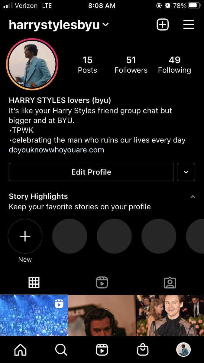 Did anyone else have to make a separate Instagram so they could freak out with their various Harry styles friend groups but also not annoy ever other person you know