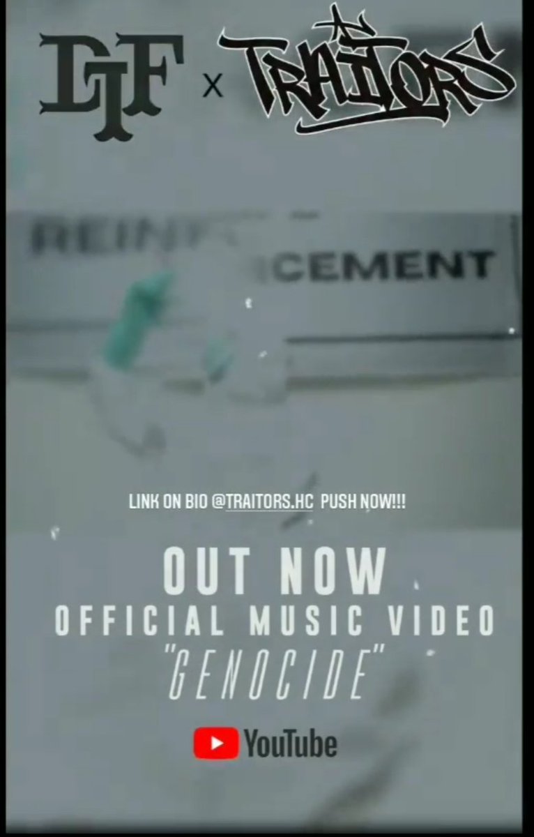 traitors_hc's tweet image. Out now!! our first music video &quot;GENOCIDE&quot; ready on @traitors_hc Youtube channel..dont miss it!!!