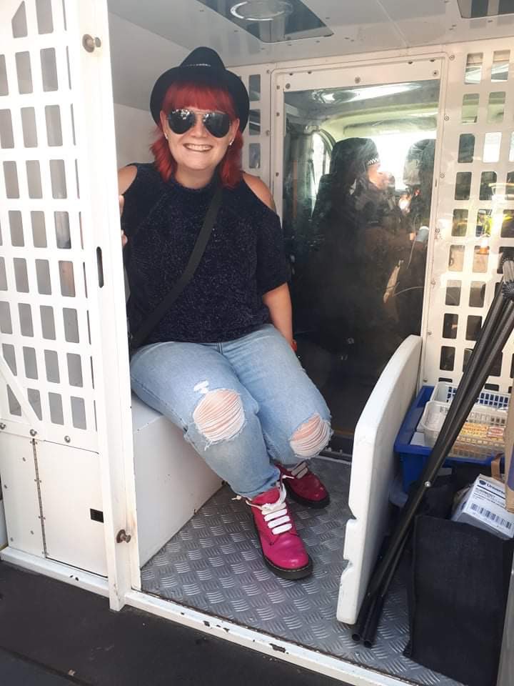 blueyebutterfli's tweet photo. It’s all her fault! 🤣👮🏻‍♀️ https://t.co/usGiljGUi4