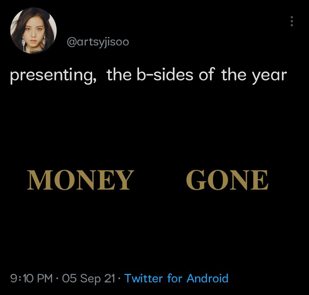 rosieaddicted's tweet photo. Don't EVER compare gone to any other random b-side. Gone deserves better.
#FreeGone https://t.co/3RBOKRqnqq