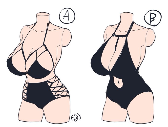 爆乳バニーおばさんに着せる水着、AとBどっちがいいと思う?リプにアンケート繋ぎますので、ポチッとお願いします。
ちなみに去年の水着は2枚目のカラーのやつ。参考までに(^○^) 