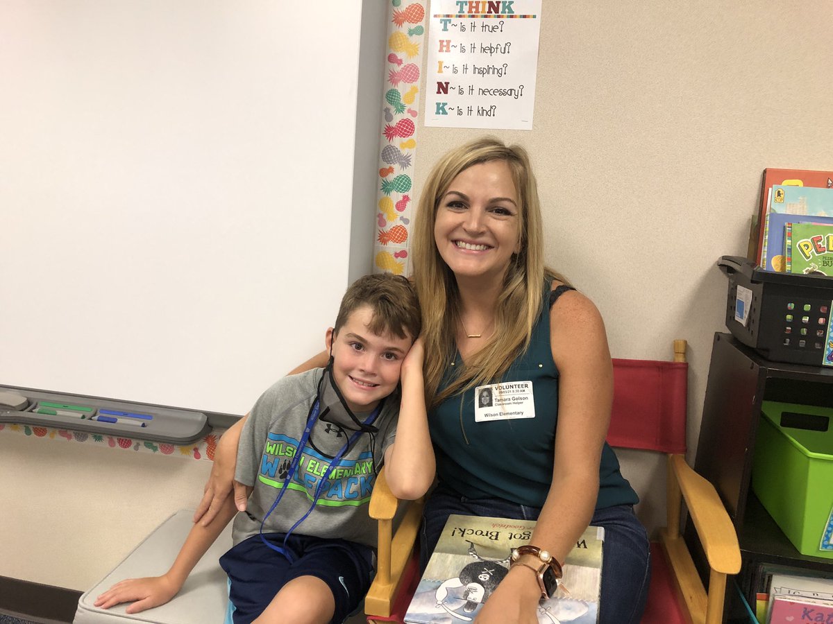 Our first mystery reader of the year. Back in person at TWE. <a href="/TWEHowl/">Tom Wilson Elementary</a> #twehowl