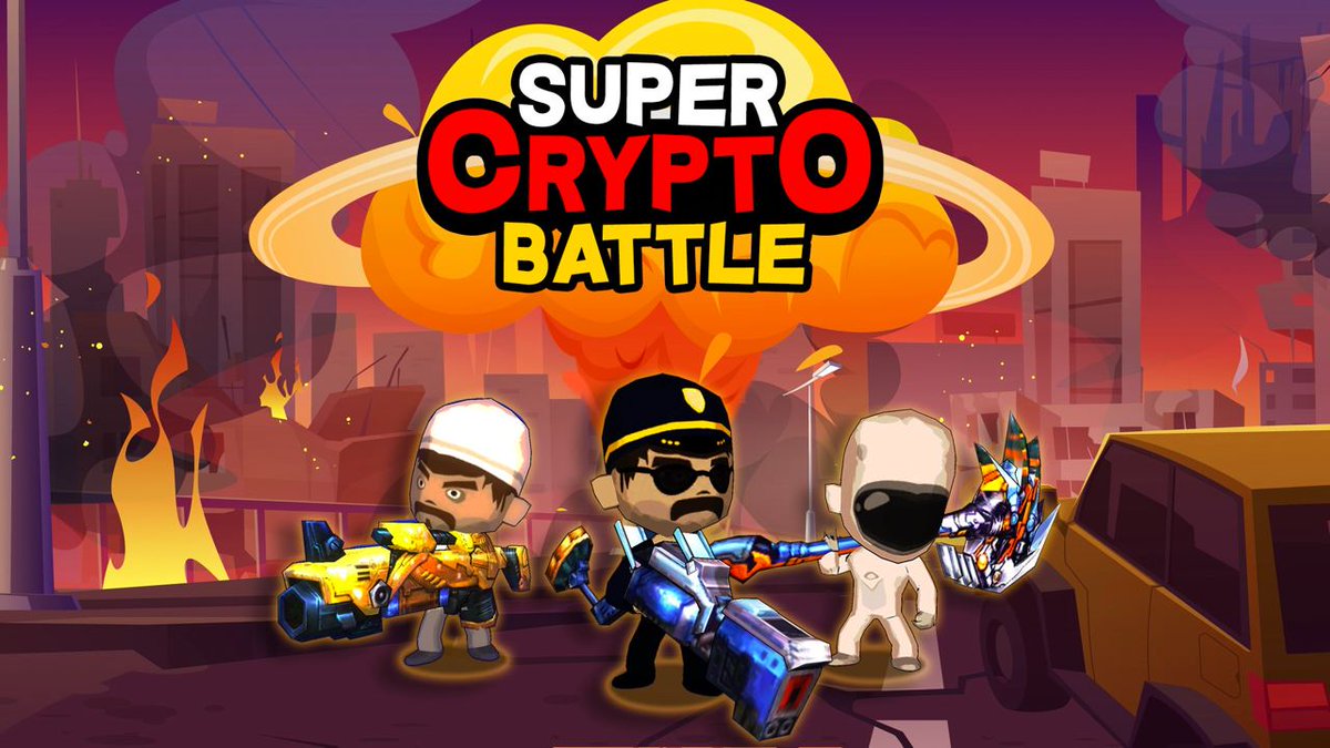 Coming Soon: Super Crypto Battle 🔥⚔️🔫 Upgradable NFT Weapons, Characters  & Items ✓ Play 2 Win ✓ Play 2 Earn ✓ Deathmatch ✓ Team Deathmatch ✓ Co-Op  Survival Mode ✓ An online