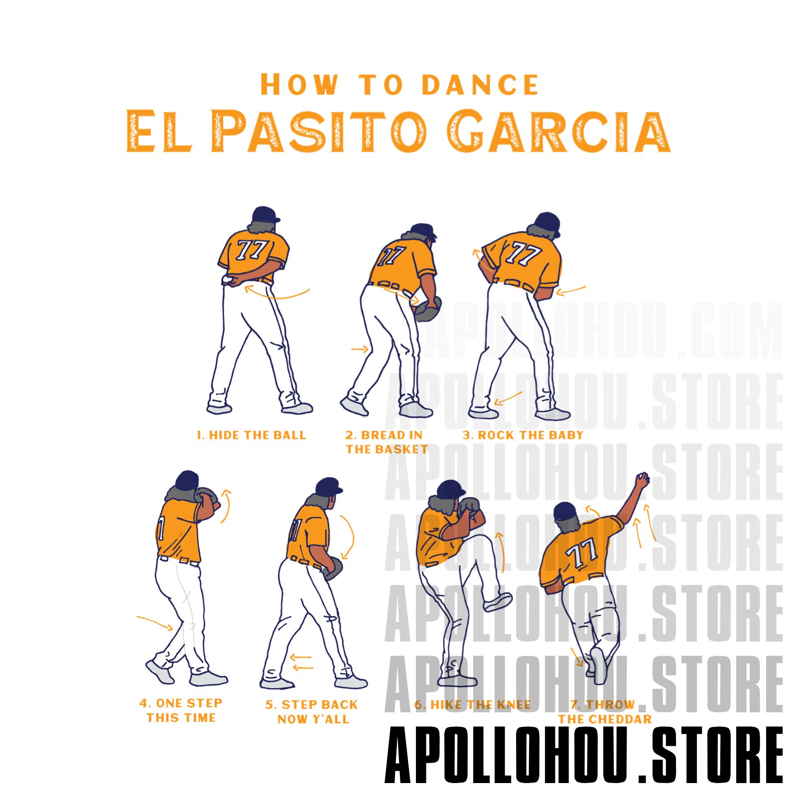 APOLLO MEDIA on X: It's Garcia day!! 🚨 Which means it's time to drop our  first Luis Garcia shirt! “El Pasito Garcia” Here's our shirt with the  step-by-step guide on how to