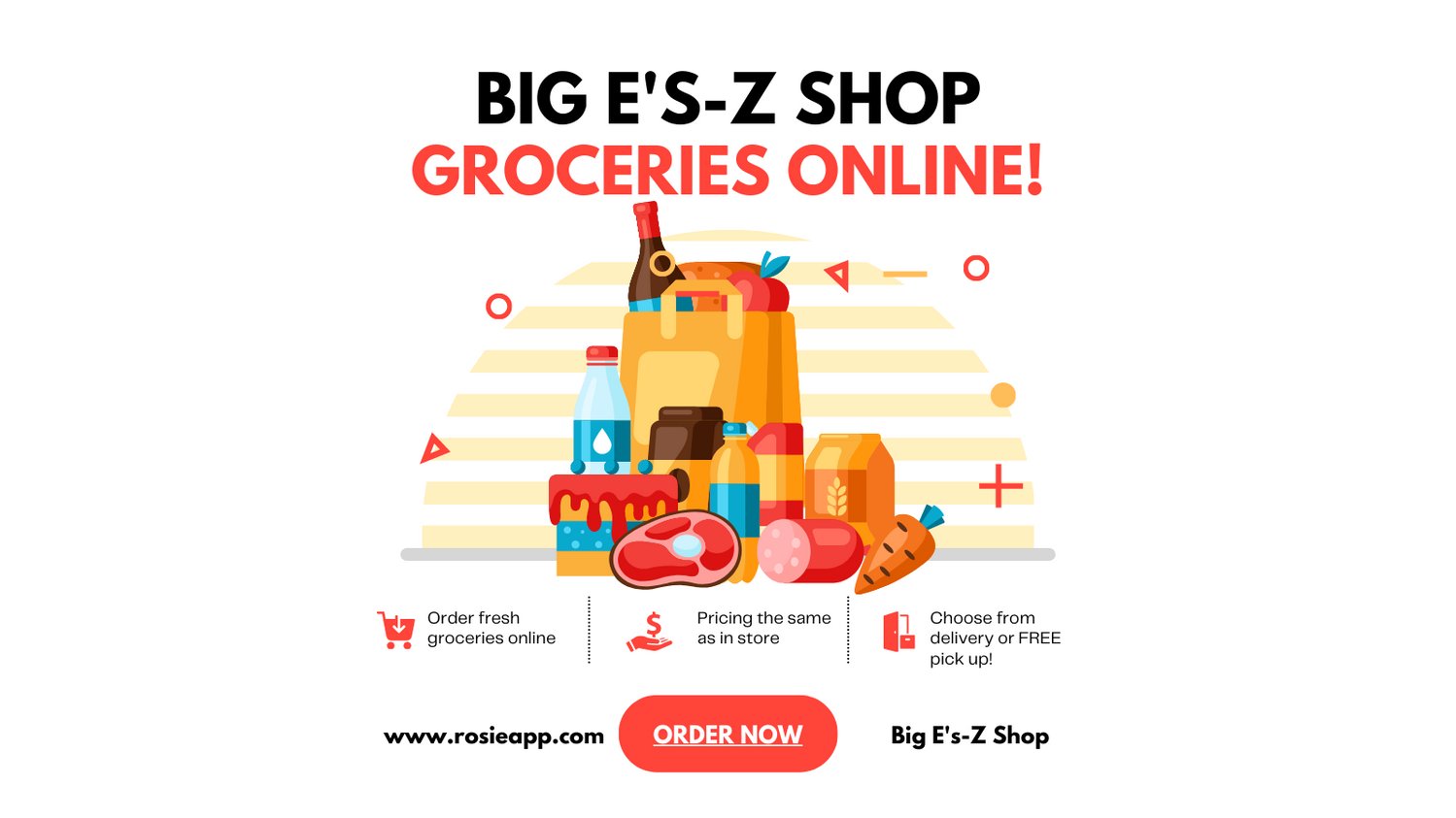 Calendar test — Big E's Supermarket
