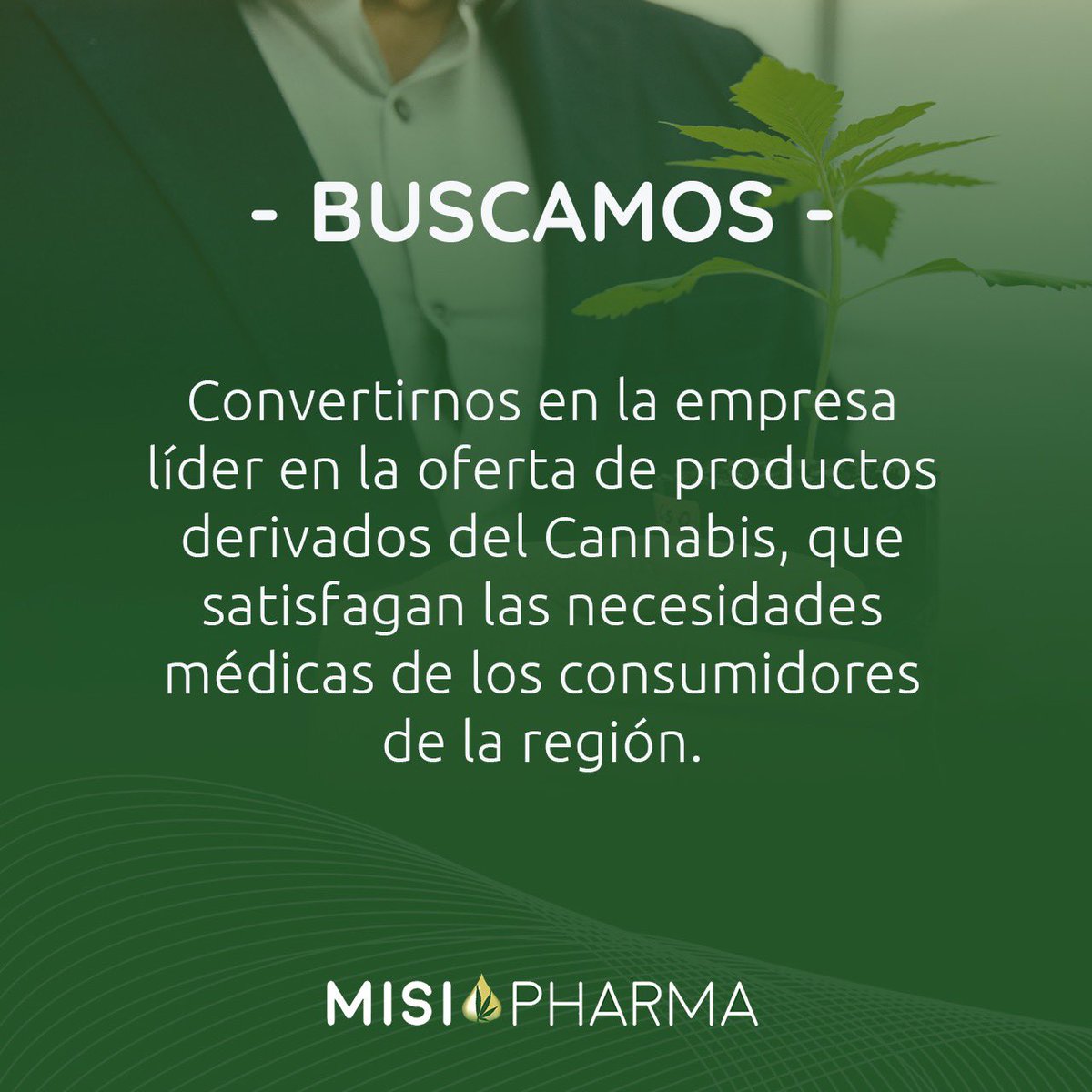 ¿QUÉ BUSCAMOS?⁣
⁣
𝐌𝐢𝐬𝐢𝐨𝐏𝐡𝐚𝐫𝐦𝐚🌱⁣⁣⁣
𝘊𝘪𝘦𝘯𝘤𝘪𝘢 𝘦 𝘪𝘯𝘯𝘰𝘷𝘢𝘤𝘪𝘰́𝘯 𝘢𝘭 𝘴𝘦𝘳𝘷𝘪𝘤𝘪𝘰 𝘥𝘦 𝘵𝘰𝘥𝘰𝘴 𝘭𝘰𝘴 𝘮𝘪𝘴𝘪𝘰𝘯𝘦𝘳𝘰𝘴.⁣⁣⁣
⁣⁣⁣
#misiopharma #cannabis #cannabismedicinal #medicina #cienciaeinnovacion