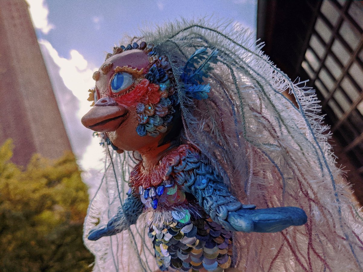 Ilireas's tweet image. Amabie won Pochi&apos;s creative challenge!
Thank you so much @Connichi it was a lot of fun to work on this little friend 💕
#Conline21 #amabie #アマビエ