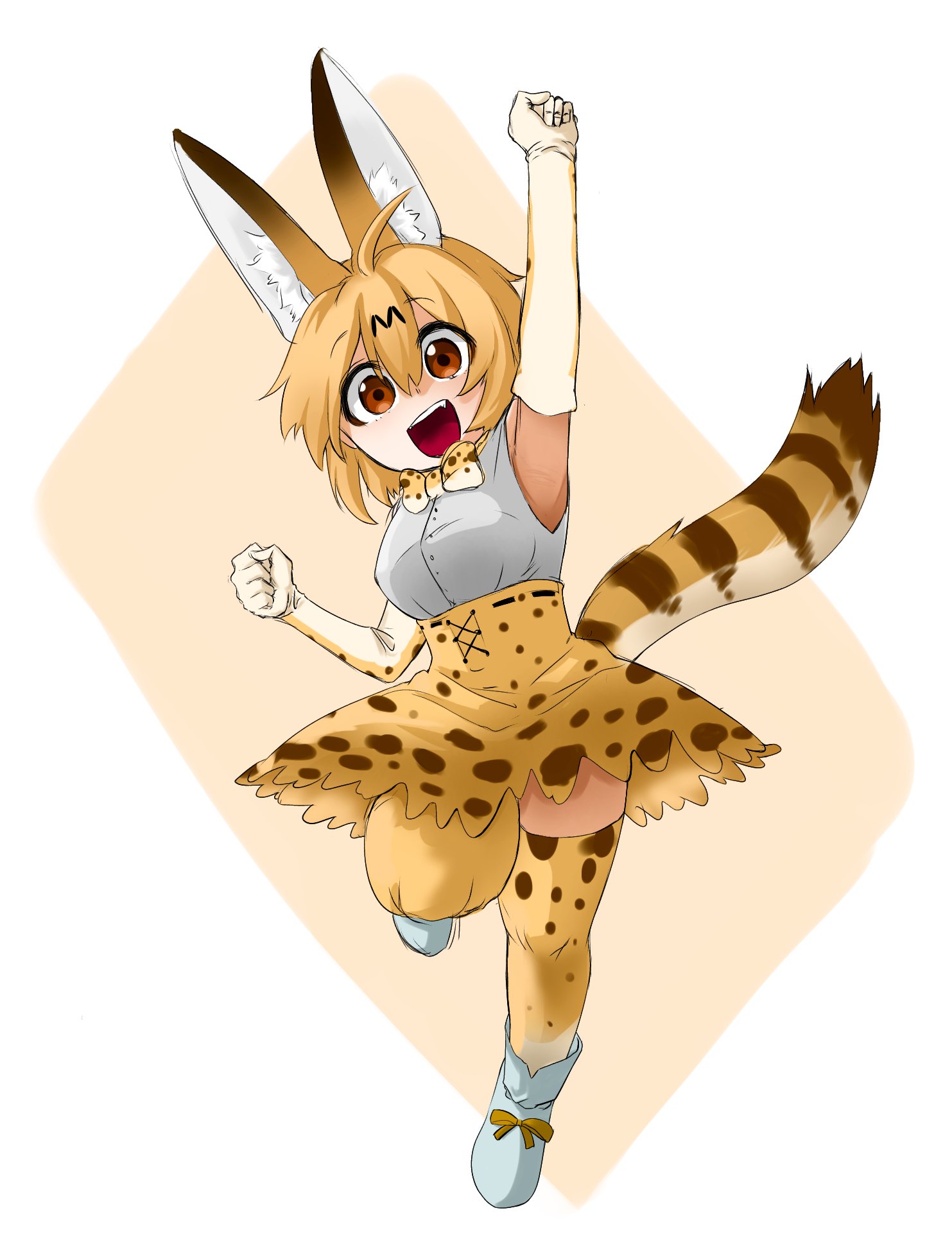 Twitter এ けものフレンズ３ 公式アカウント Rt Suwaru Fuma 元気なサーバルちゃん けものフレンズ イラスト T Co Gowqd7cj ট ইট র