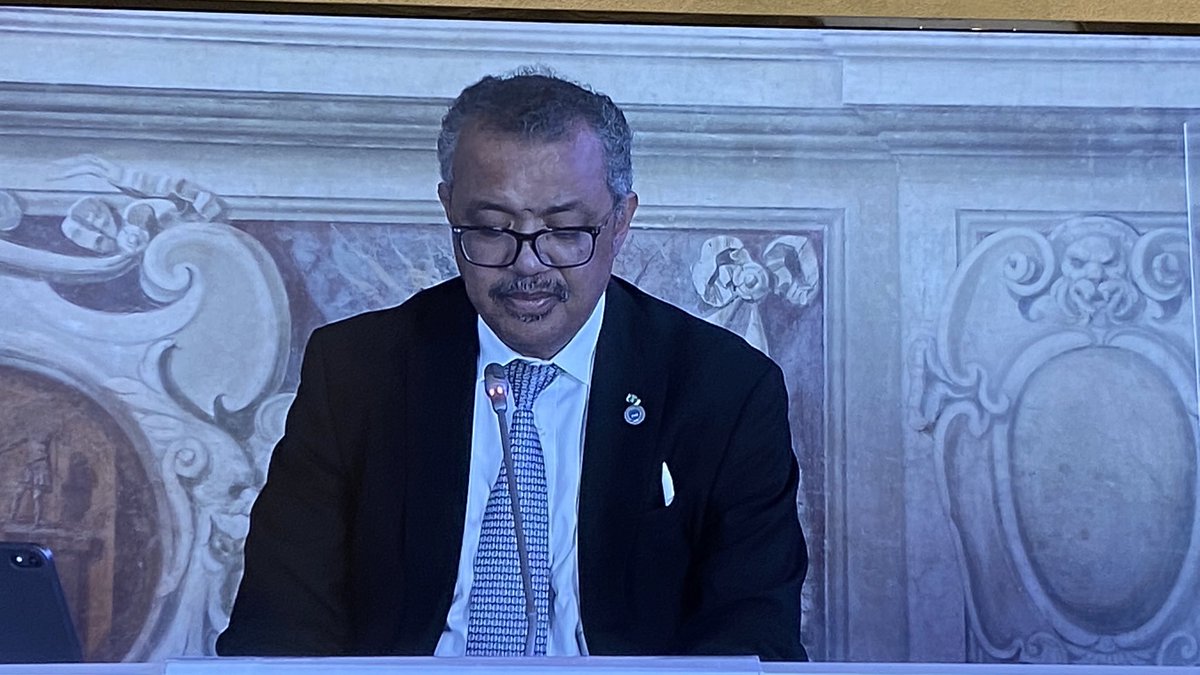 WOAH_DG's tweet photo. #OneHealth must continue to be strengthened. I'm delighted to have our Tripartite+ partners @WHO, @FAO  &amp; @UNEP here with us at the @g20org Health Ministers’ meeting as it's further proof of our unwavering commitment to build One Health &amp; leave no sector behind. #G20Italy https://t.co/9Y3IIFoFTu