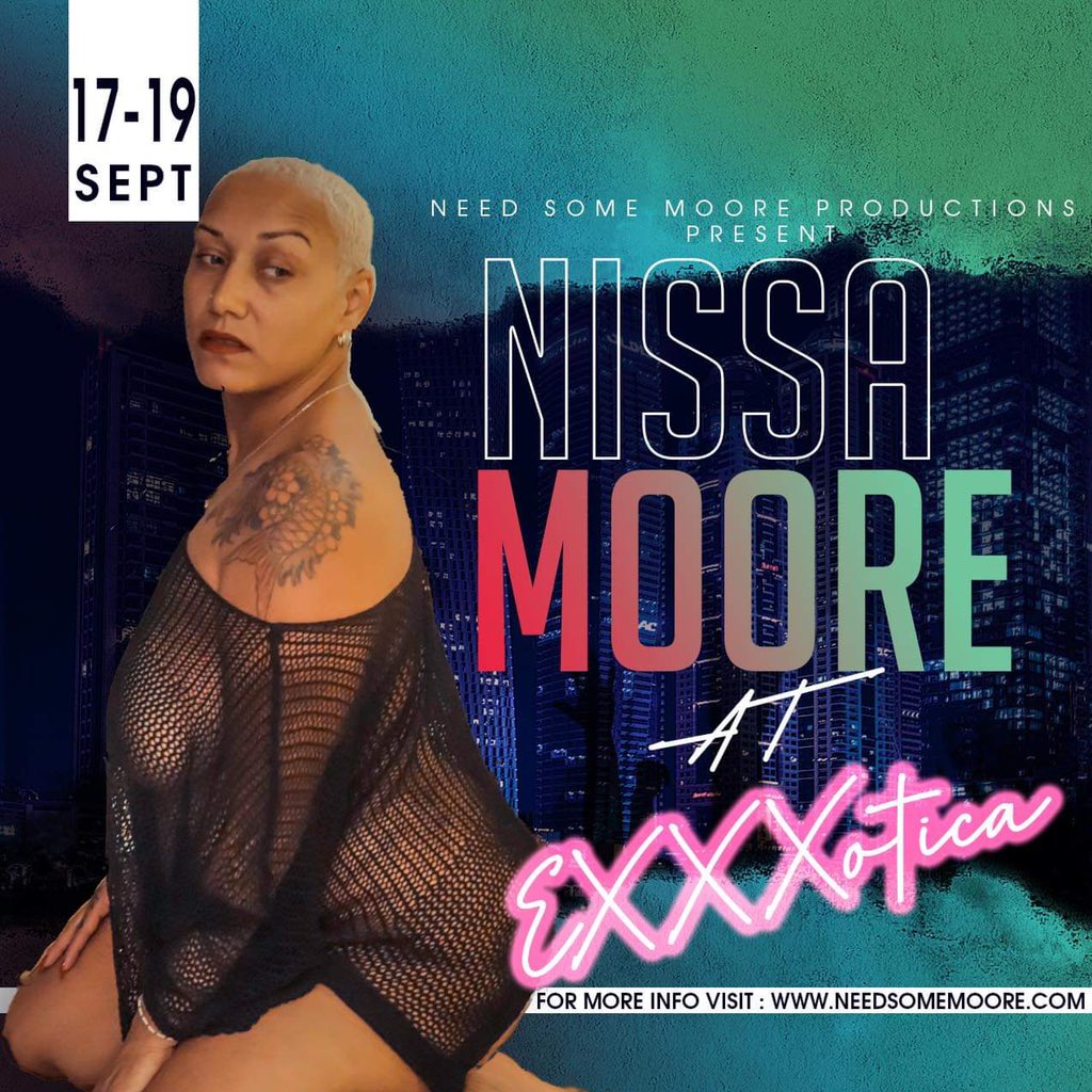 BigMessiah's tweet photo. Nissa Moore (@moore_nissa) will be at Exxxotica don’t miss your chance to meet her.
(https://t.co/1vcDZFUKQZ)
- -
#MiamiFL #needsomemoore #exxxoctica #blackporn #Miami https://t.co/8t72clVmtY