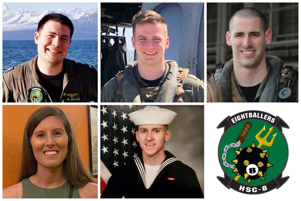 RT @USNINews: Navy Identifies 5 Sailors Presumed Dead After Helicopter Crash - USNI News
https://t.co/Adi8ZeKSt5 https://t.co/TCQftHIngX