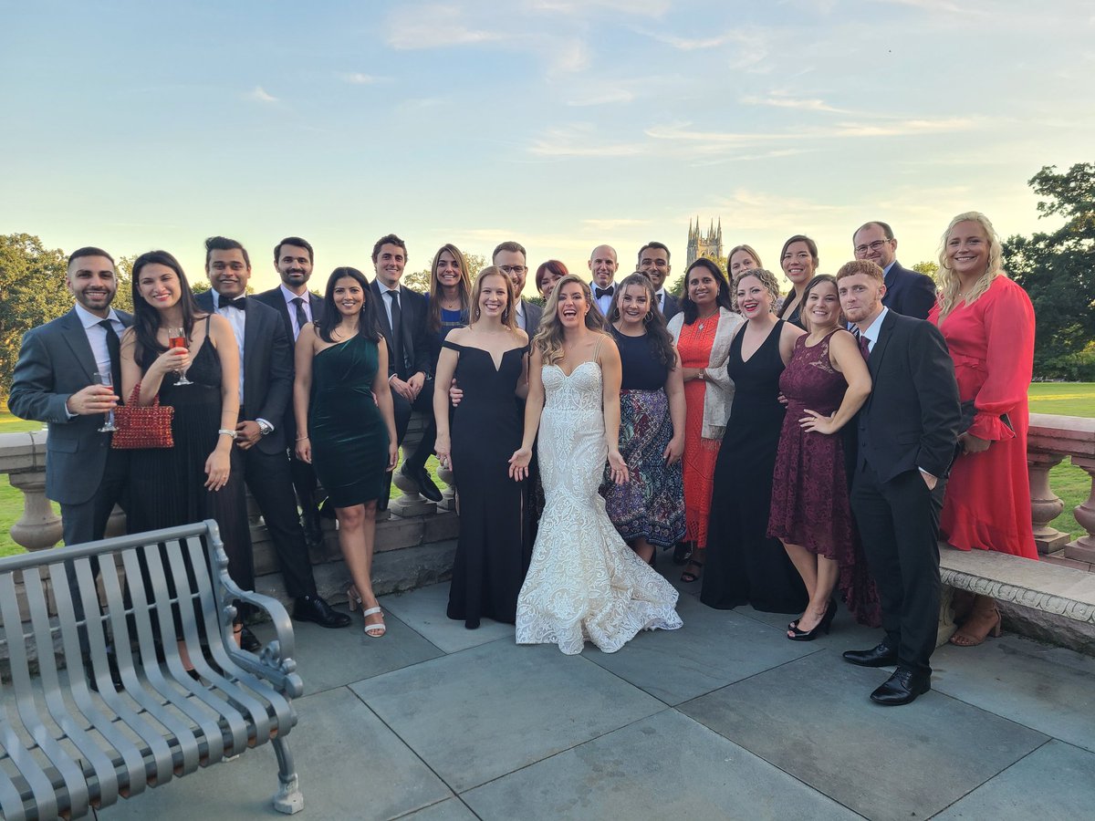 Einstein Surgery came out in droves last night to celebrate our own <a href="/OlafsonSam/">Sam Olafson</a>'s wedding! We clean up good!!