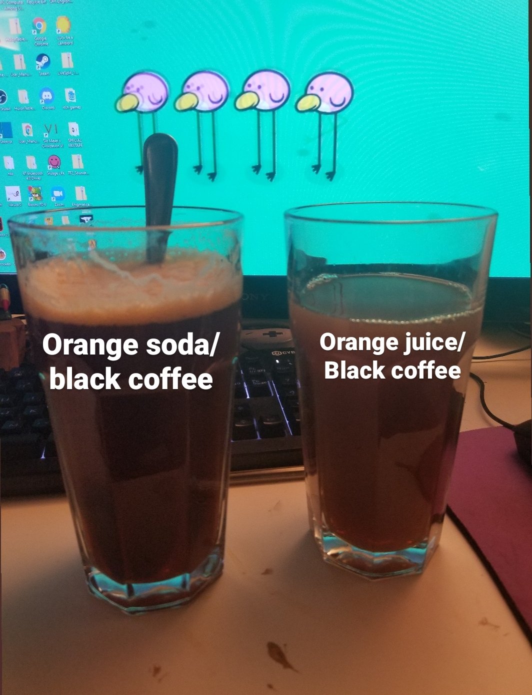 Alexis 🏳️‍⚧️ on Twitter "Made some Orange Joe from Omori. The orange juice one is alright, the
