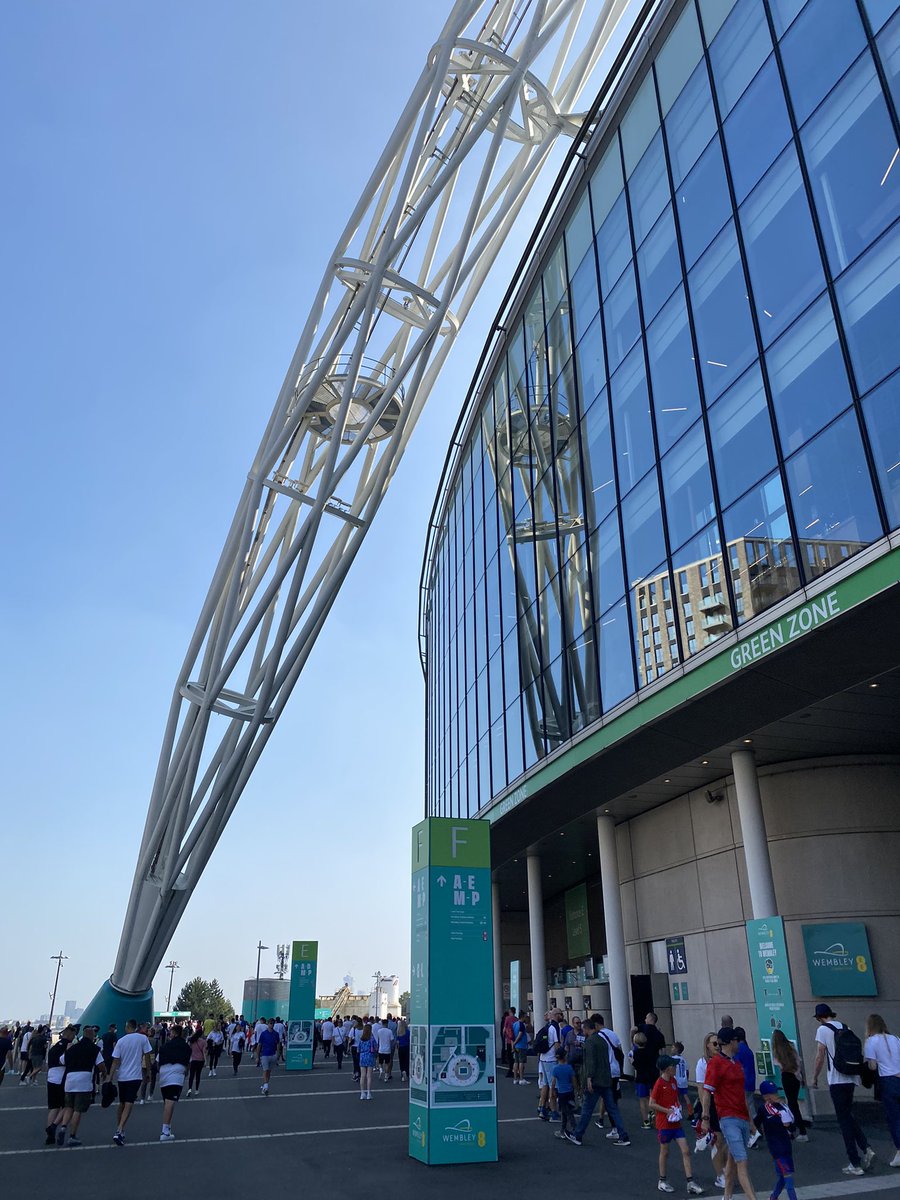 RishiMadlani's tweet photo. If I feel I’ve been to Wembley more than the King Power recently, it’s perhaps because I have! 

Come on @England #EngVsAnd - having some fun in the sun! https://t.co/58G4pVgi00