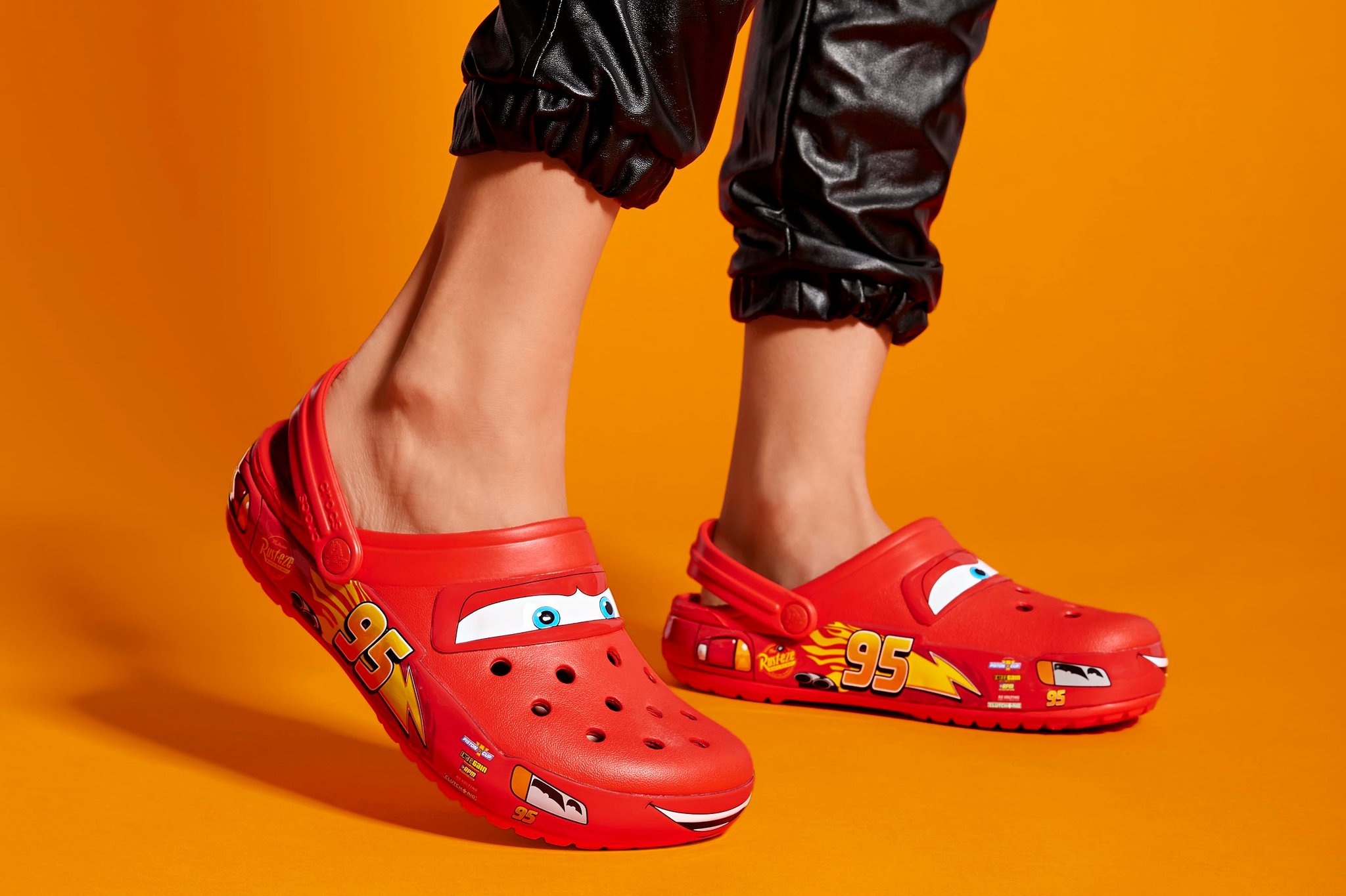 Lightning McQueen Crocs On Feet Review 