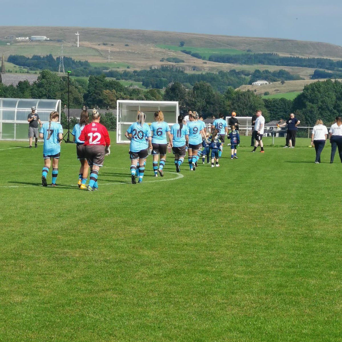 Buryfc_CoSTrust's tweet photo. Huge thanks to everyone who travelled over to Bolton to watch the match today. Great turnout! Not forgetting our lovely mascots from @mossbankjfc who also won their match this morning (6-2). Well done girls! 💙 #BuryAFC #ProudToBe #OnOurWay https://t.co/9AEg4SoHOc