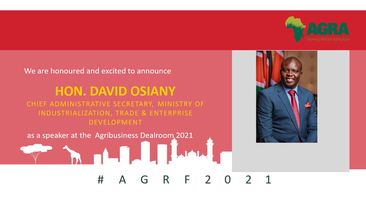 Why is it important for government to form a special investment fund for SME’s?

Join #AGRF Agribusiness Deal Room organized by 
@AGRAAlliance

 &amp; 
<a href="/kuza_Biashara/">Kuza One</a>

with 

<a href="/DavidOsiany/">🇰🇪 David Osiany, HSC</a>

Tomorrow Monday Sept. 6th 3:00pm EAT
<a href="/Mumbi_MainaM/">Mumbi Maina</a>
 
<a href="/SBharatam/">Sriram Bharatam</a>
 
<a href="/njericate/">Catherine Njeri</a>
