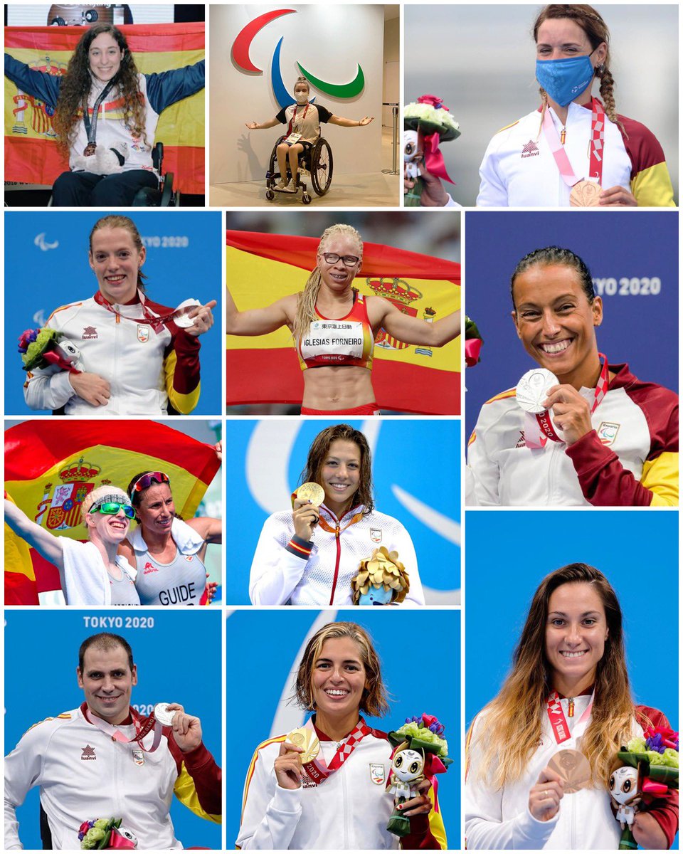 iberdrola's tweet photo. 🔝 ¡¡SON INCREÍBLES!! 

🥇🥈🥉 Espectacular resultado de los @Paralimpicos 🇪🇸 en TOKIO, logrando un RÉCORD con ¡¡¡3️⃣6️⃣ medallas!!!

Sabíamos que son #CapacesDeTodo en la vida, pero también son ejemplo de #superación y éxito en la competición 💪🏻 #Invencibles https://t.co/Lay9iPQkIG