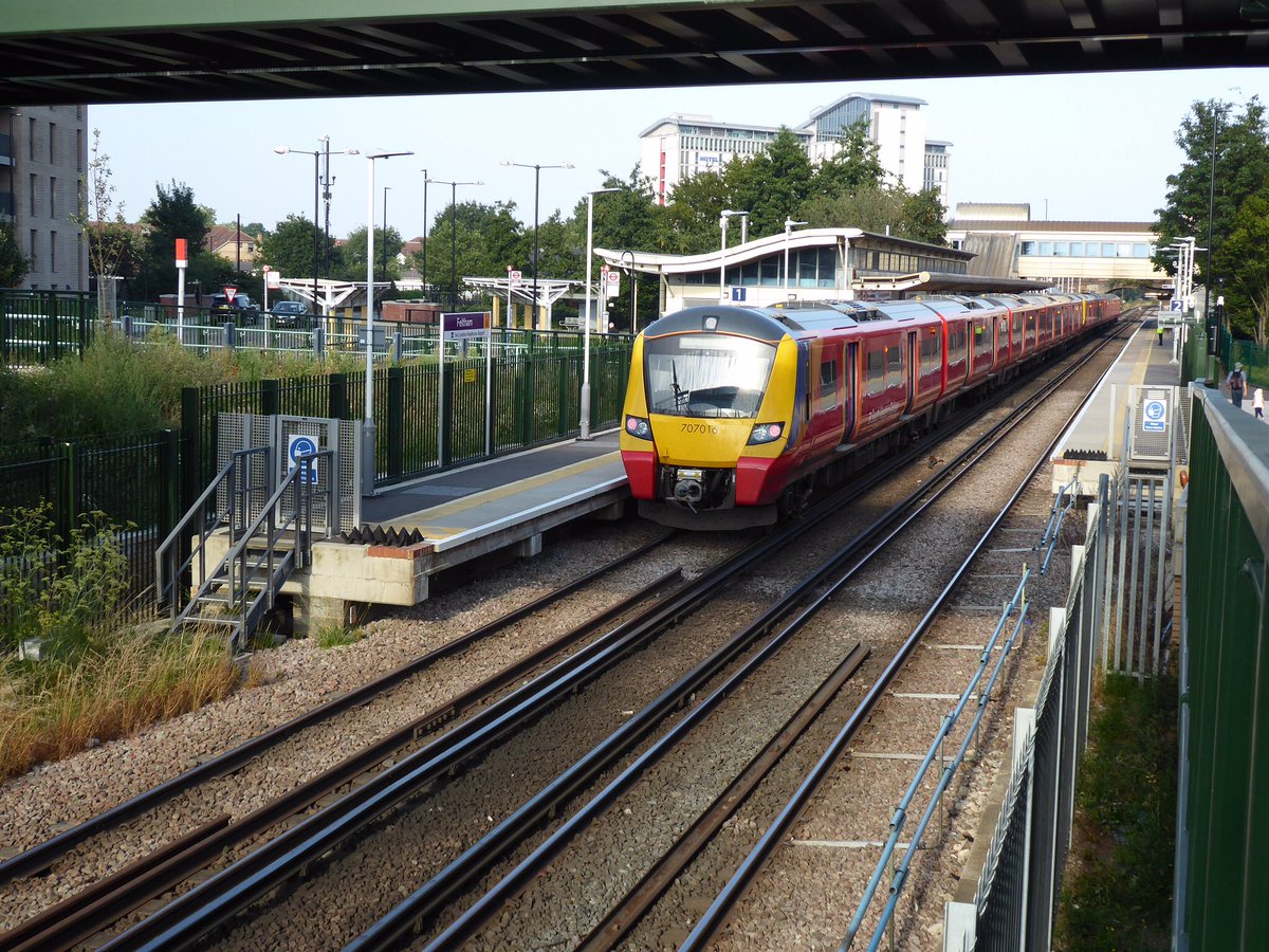 Class707 at Feltham this afternoon.