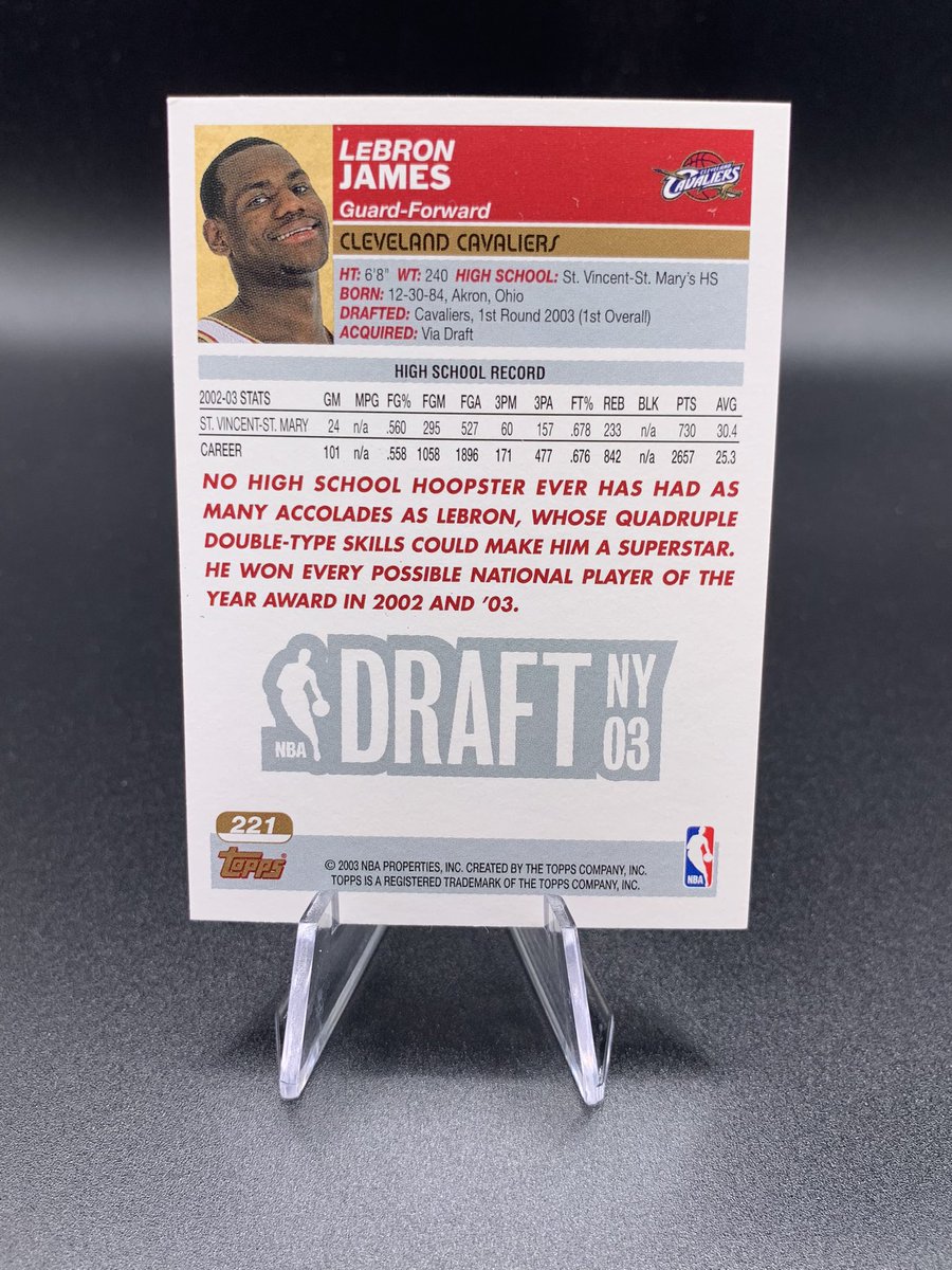 HeHateMe_GL's tweet image. 5K Giveaway

2003 Topps LBJ Rookie Card

How to enter:
1) Must be following
2) Tag 5 friends
3) Must RT the post 
4) A random RT will be selected as the winner at 5K!

I don’t do this for a living. I do it to get people cards for less than others can get them the same cards for.