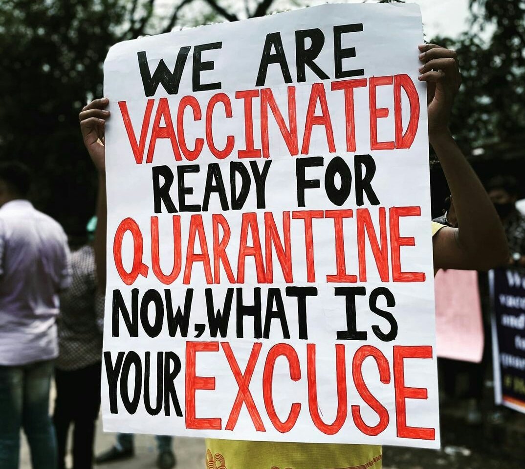 PhDsinUK's tweet photo. More than 2 billion doses of #COVID19Vaccines had been administered, 2 year long #visaban Only for international students. Now What is your excuse China ?
#takeUsBackToChina
#مشکل_دانشجویان_محصل_چین
#พาเด็กไทยกลับจีน
#phdchat #phdvoice #education #AcademicMentalHealth #Africa https://t.co/WPB9g6ix7D