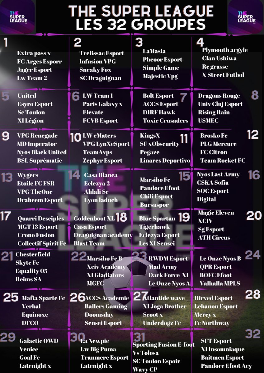 ▶Dimanche 5 Septembre /21h30
128 équipes 
 500€ de cash prize 💵

La @RCP_CUP sera à l'organisation du tournoi @SLE_ACTU 😉

▶ ️Sunday September 5 / 8:30 p.m
 128 teams
 $500 cash prize 💵

 The @RCP_CUP will be organizing the @SLE_ACTU tournament 😉

By <a href="/Magic__Eleven/">ThePrince❤️💙</a>