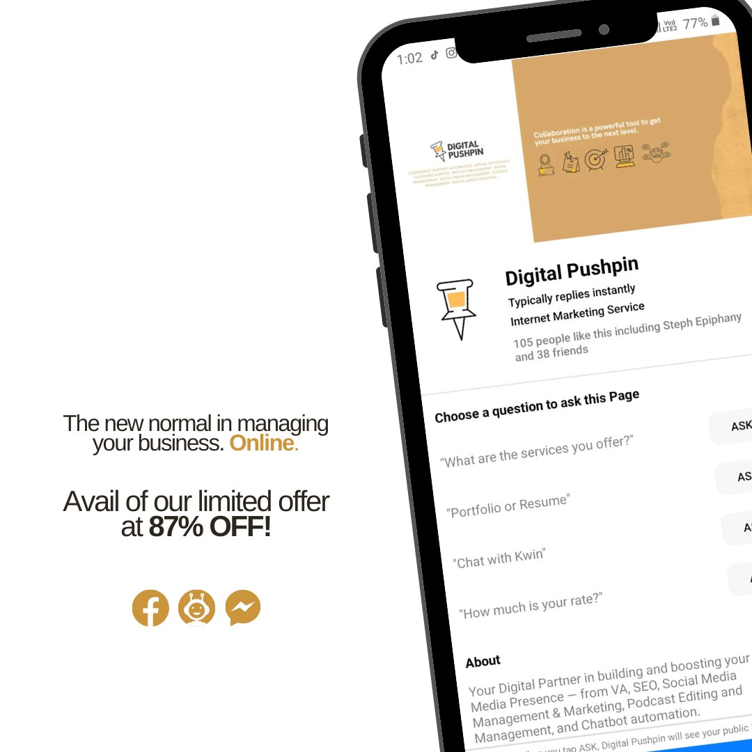 DigitalPushpin's tweet image. The New Normal in managing your business. Online. Avail of our 87% OFF today.

Around the world, Mobile eCommerce development is fundamentally being driven by customers using mobile gadgets to purchase goods and services.