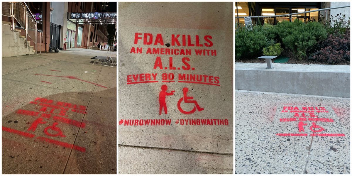 SeriousVein's tweet image. More @US_FDA street shaming!
 
- @CBSSunday studios
- @ColumbiaMed ALS Center
- @thebatterynyc park

Don't get mad, GET EVEN.

@iamalsorg
@als_now
@alsadvocacy
@ProjectALSorg
@bsw5020
@everything_als
@Mayuri_Saxena 
#NurownNow
#DyingWaiting
#DrugsInBodies
#TakingItToTheStreetsALS